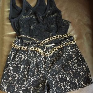 BCBG MaxAzria Lace Shorts